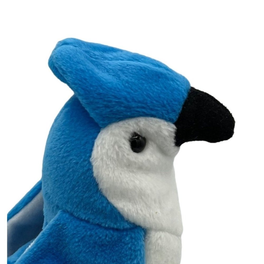 RARE Ty Beanie Baby Rocket Blue Jay MINT CONDITION 1997 w/ PE pellets &  7 tag e
